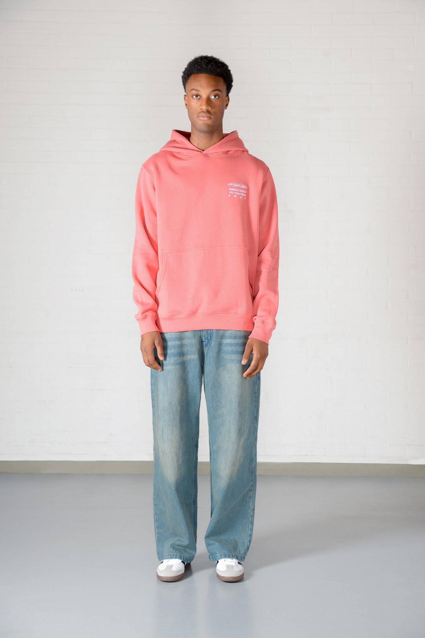 Hoody RWGF Coral/White