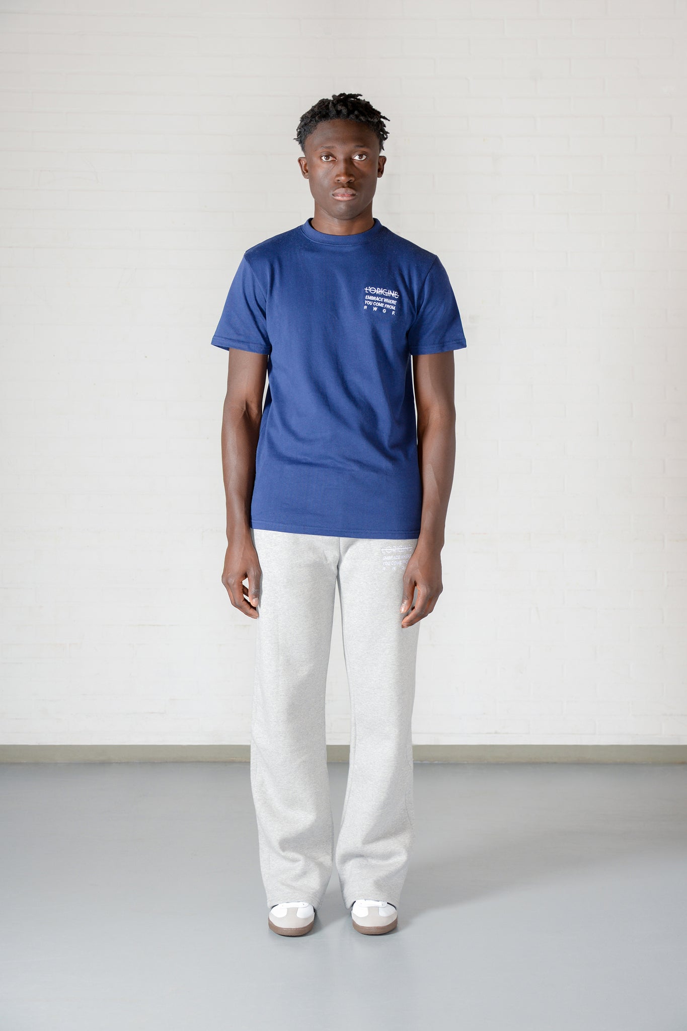 Racine RWGF Navy/White