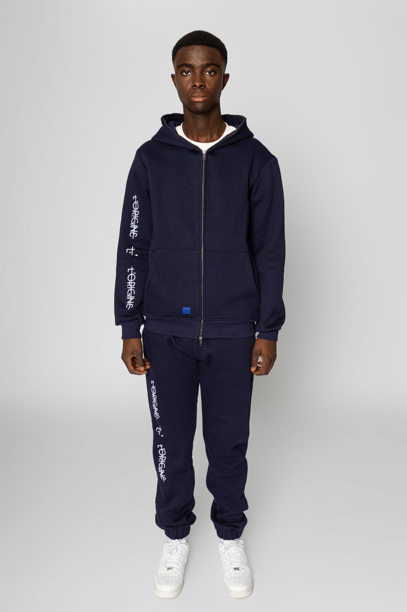 Hoody Zip L'ORIGINE L’ Navy Blue