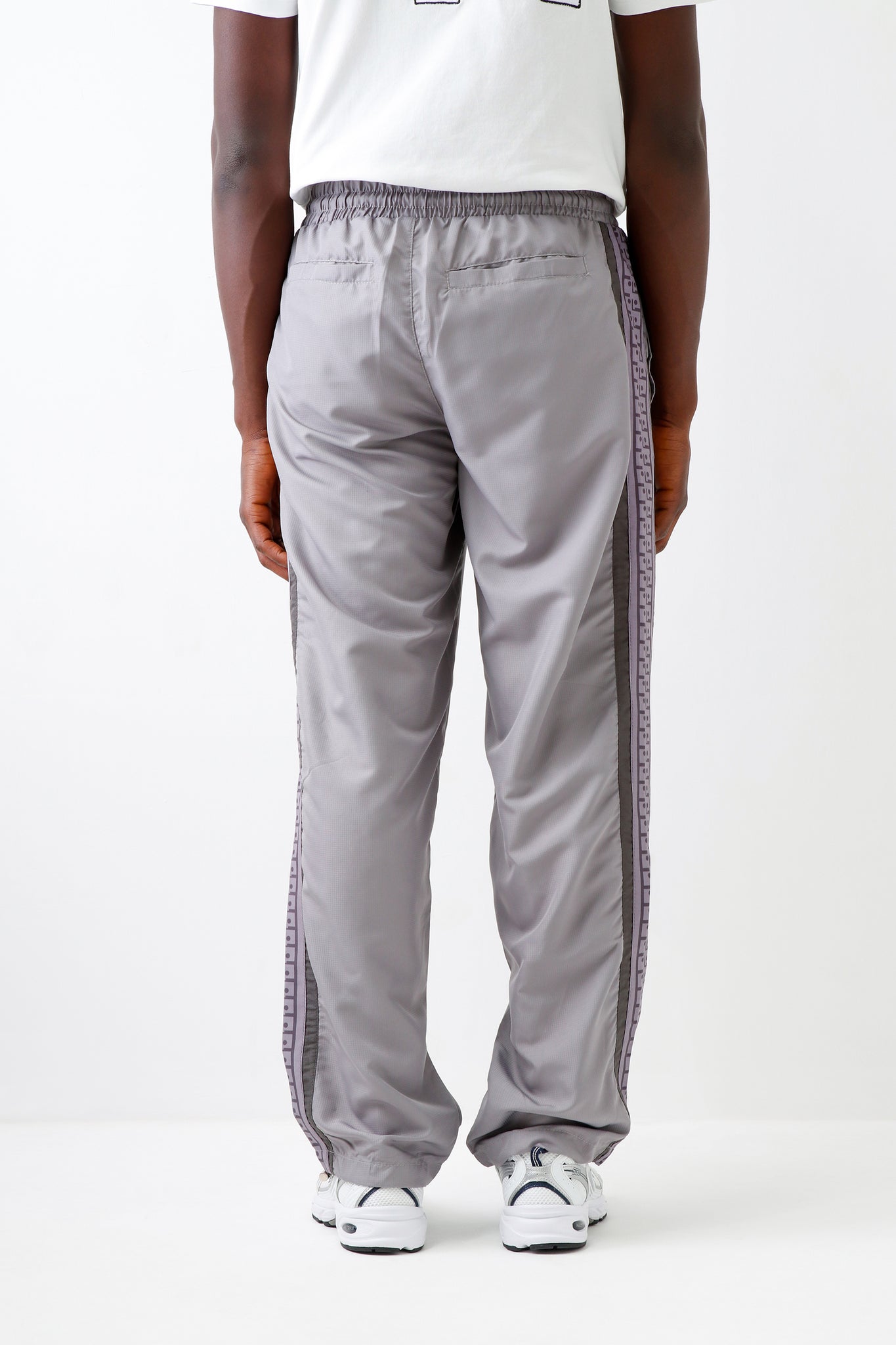 Duo Cord track pants v2 L'upio Band CoolNeutral Grey